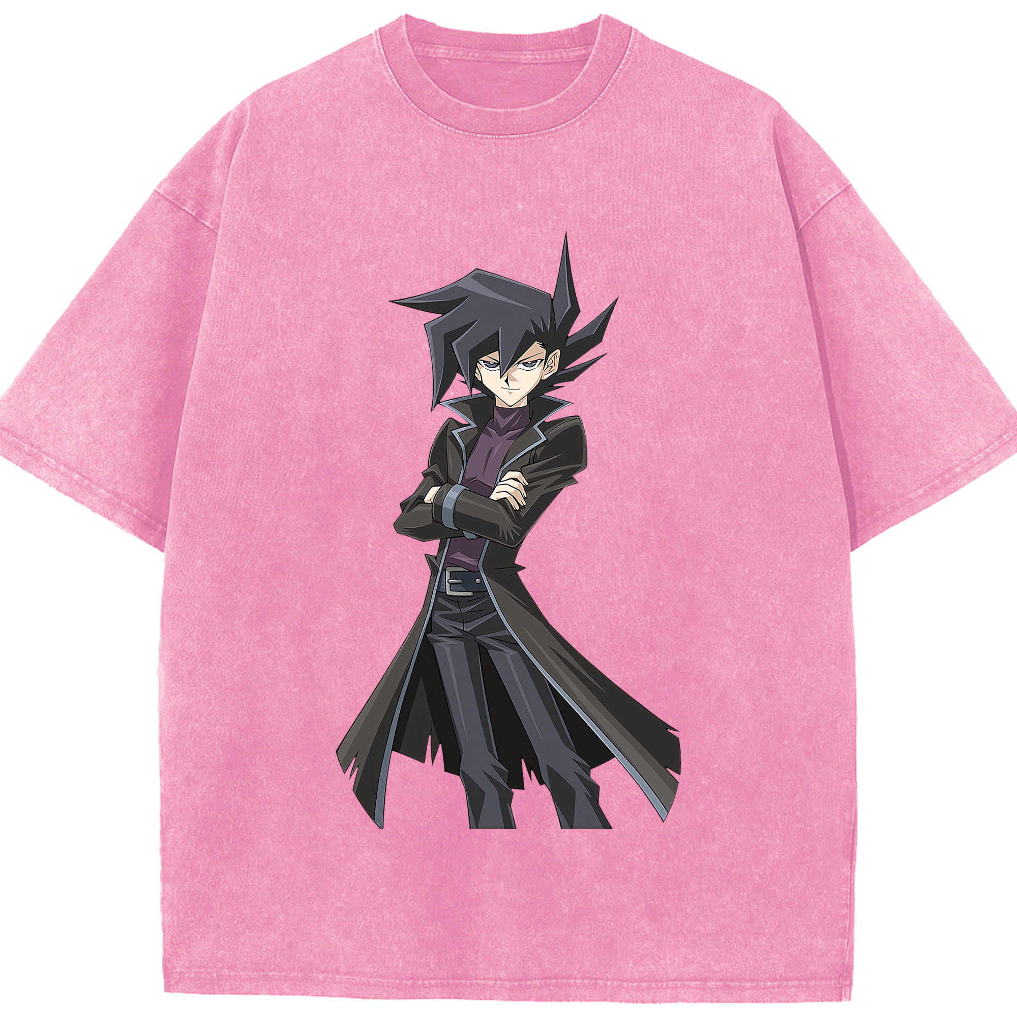 （画像用） 遊☆戯☆王 Yu-Gi-Oh! 綿100% ヴィンテージ風 半袖Tシャツ（フロントプリント）